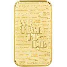 1oz Gold Bar James Bond 007