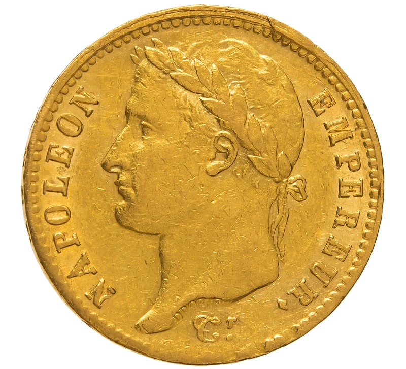1811 20 French Francs - Napoleon (I) Laureate Head - W