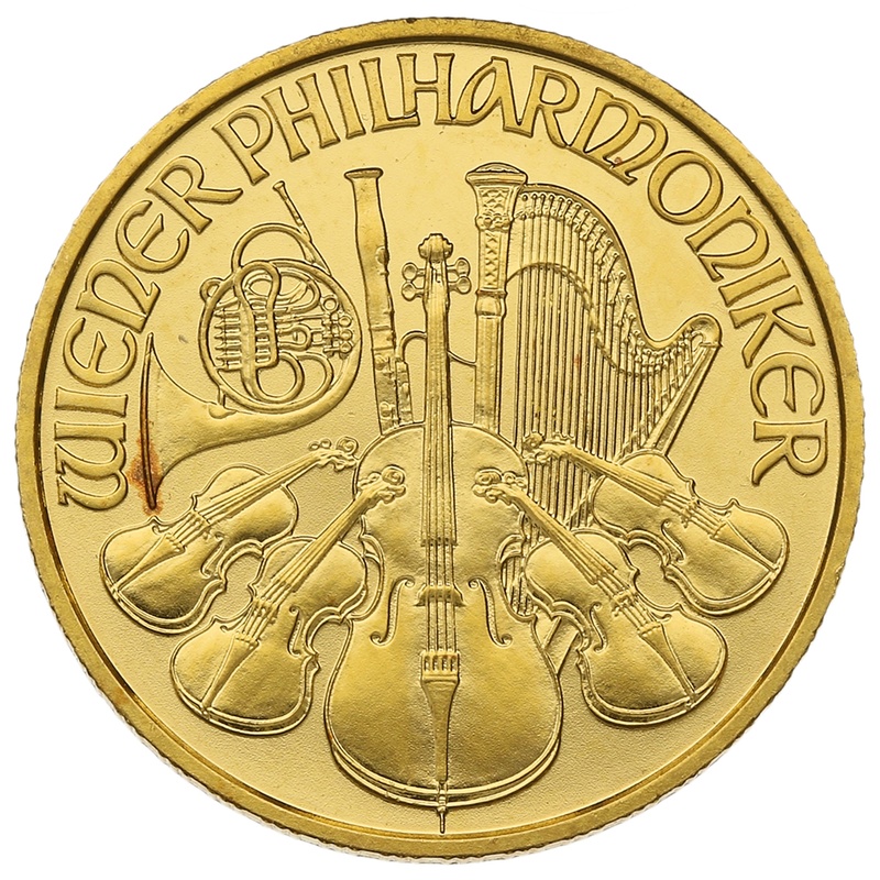 1999 Quarter Ounce Gold Austrian Philharmonic
