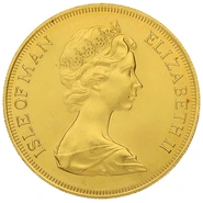 1979 Gold £5 Coin Quintuple Sovereign Isle of Man