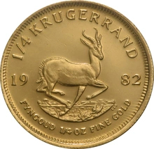 1982 1/4oz Krugerrand Gold Coin