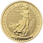 2025 1oz Gold Britannia Coin Gift Boxed