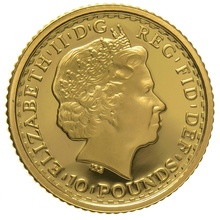 1999 Tenth Ounce Proof Britannia Gold Coin