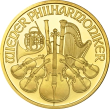 1997 Austrian Gold Philharmonic Coin 1oz
