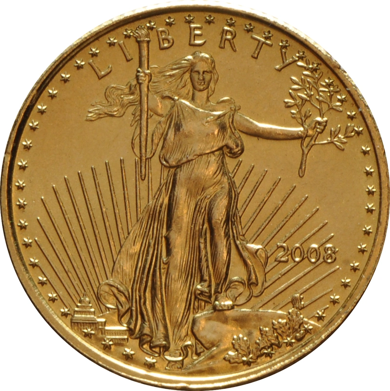 2008 1/10oz American Eagle Gold Coin