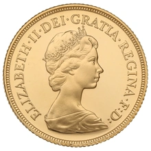 1984 Proof Gold Sovereign Boxed