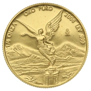 Mexican Libertad Gold Coin 1/4oz