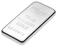 10oz Silver Bar Italpreziosi Cast
