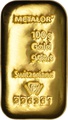 Metalor 100 Gram Gold Bar Cast