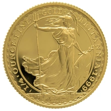1999 Proof 1/4oz Gold Britannia Coin