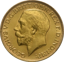 1912 Gold Sovereign Coin George V