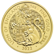 2022 Lion of England Gold Coin Tudor Beasts 1oz