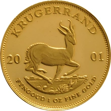 2001 Proof Krugerrand Gold Coin 1oz