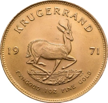 1971 Krugerrand Gold Coin 1oz