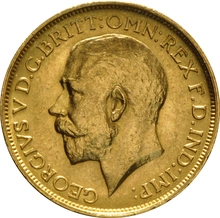 1911 Gold Sovereign Coin George V Sydney