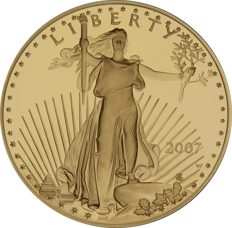 2007 Proof American Eagle Gold Coin 1oz