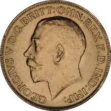 1918 Gold Sovereign Coin George V Canada NGC MS62