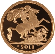 2018 Proof £2 Coin Gold Double Sovereign