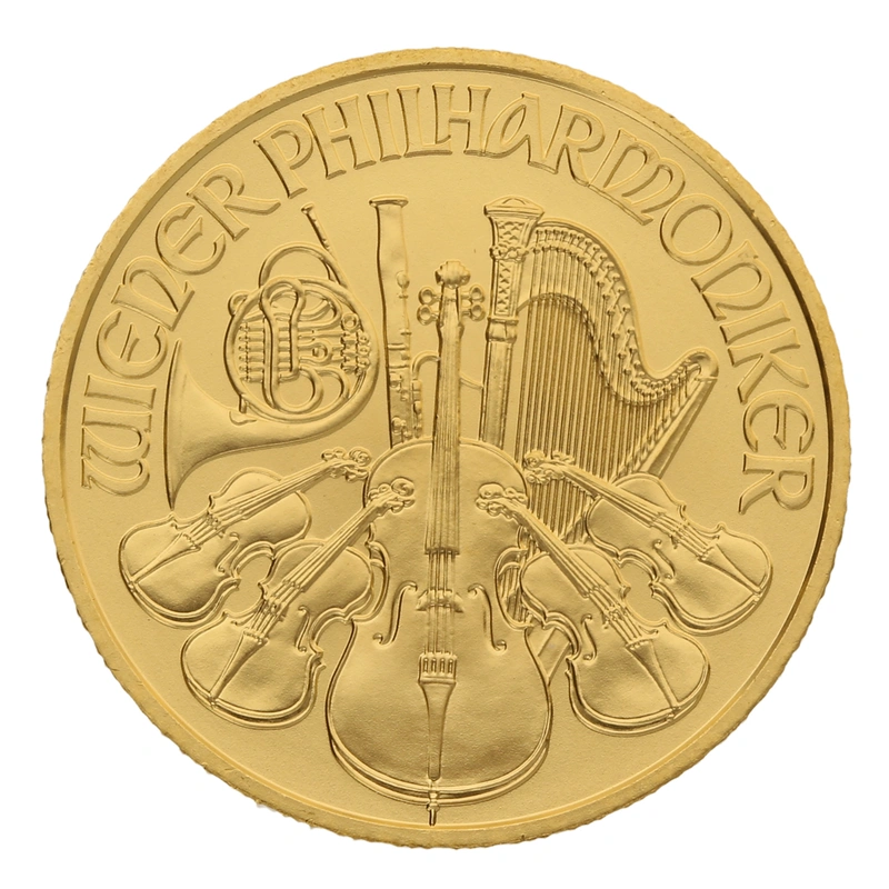 2022 1/4oz Austrian Gold Philharmonic Coin
