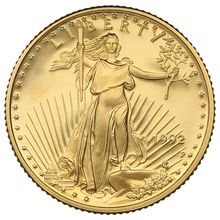 1992 Proof 1/10oz American Eagle Gold Coin Boxed