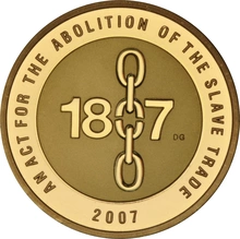 2007 Proof £2 Gold Coin Abolition of Slave Trade Boxed