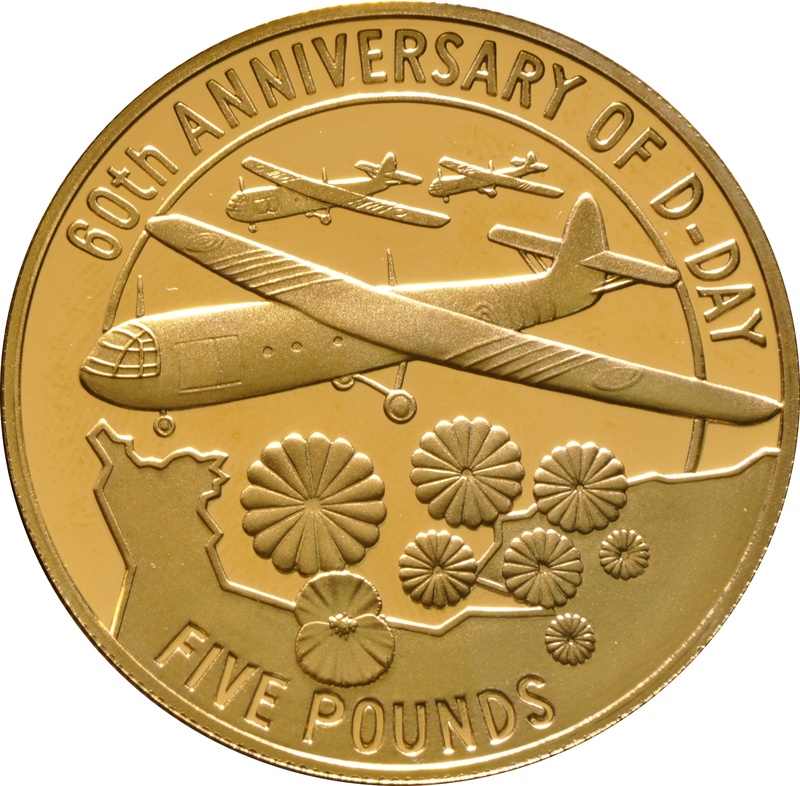 1944-2004 The 60th Anniversary of D-Day Channel Islands 3-coin Gold Set