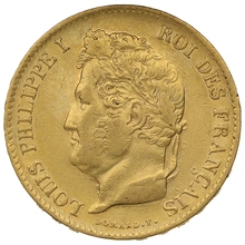 40 French Francs Gold Coin