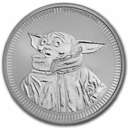 2023 1oz Star Wars Silver Coin Grogu Baby Yoda