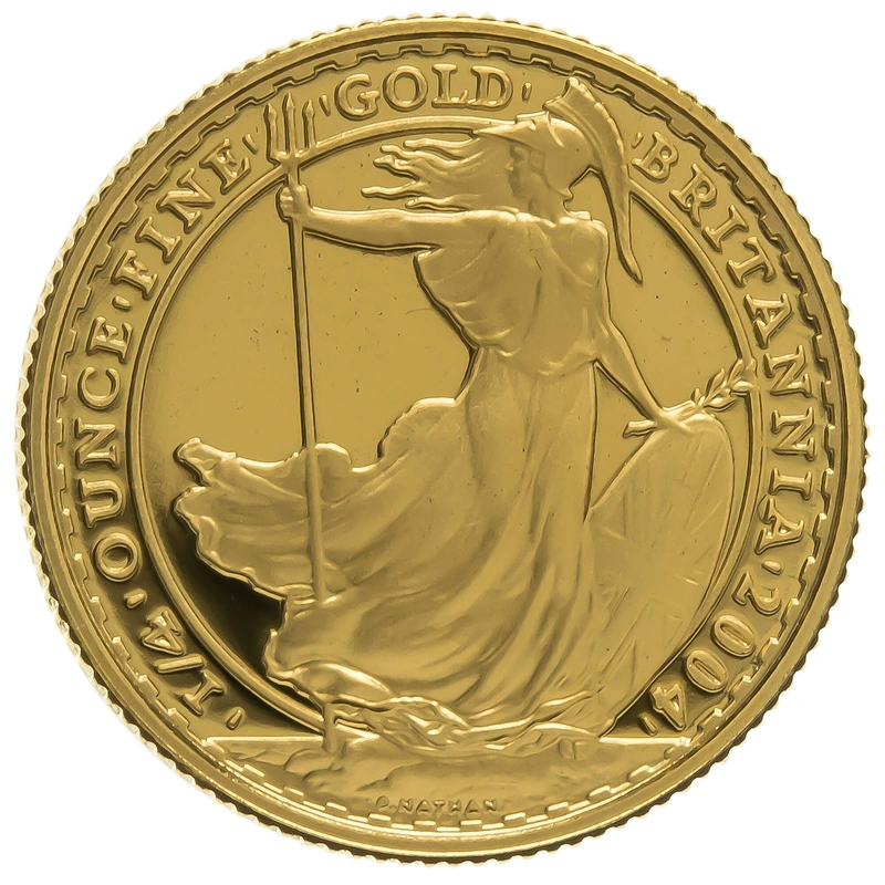 2004 Proof 1/4oz Gold Britannia Coin
