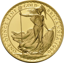 1990 Proof Gold Britannia 4 Coin Set Boxed
