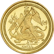 Isle of Man Angel Gold Coin 1/10oz