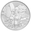2021 Simpsons Family Tuvalu 1oz Silver Coin