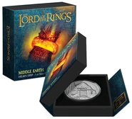 2022 Proof The Lord of the Rings Silver Coin Helm's Deep 1oz Boxed