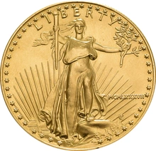 1987 American Eagle Gold Coin 1oz MCMLXXXVII