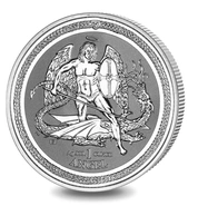 2016 Silver 1oz Isle of Man Angel reverse proof