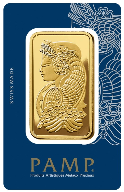 5 Tola Gold Bar PAMP Lady Fortuna Five