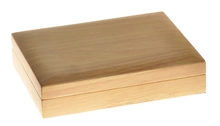Large Oak Gold or Silver Bar Gift Box 2 x Metalor 1kg