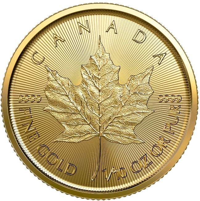 2021 Tenth Ounce Gold Maple