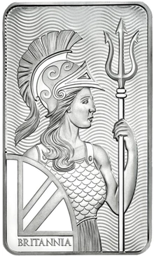 10oz Silver Bar Britannia Minted