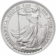 VAT FREE for Storage - 1oz Silver Britannia Coin