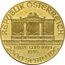 1995 Austrian Gold Philharmonic Coin 1oz
