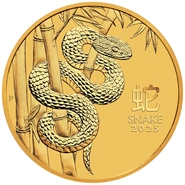 2025 1/20oz Perth Mint Year of the Snake Gold Coin