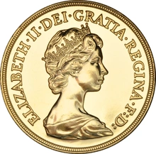 1984 Gold £5 Coin Brilliant Uncirculated
