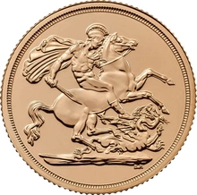 Gold Sovereign - Elizabeth II Fifth Head