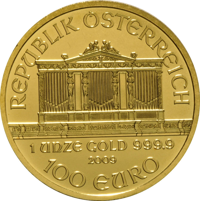2009 Austrian Gold Philharmonic Coin 1oz