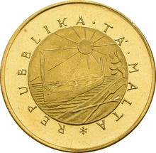 1975 Maltese Freshwater Crab £20 Gold Proof Coin