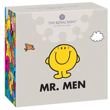 2021 1oz Mr Men Mr Happy Proof Gold Coin Boxed
