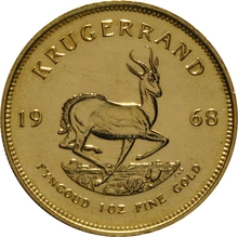 1968 Krugerrand Gold Coin 1oz