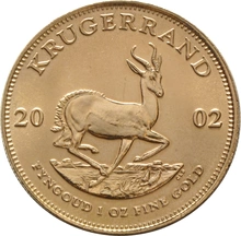 2002 Krugerrand Gold Coin 1oz