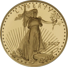 2007 Proof 1/2oz American Eagle Gold Coin